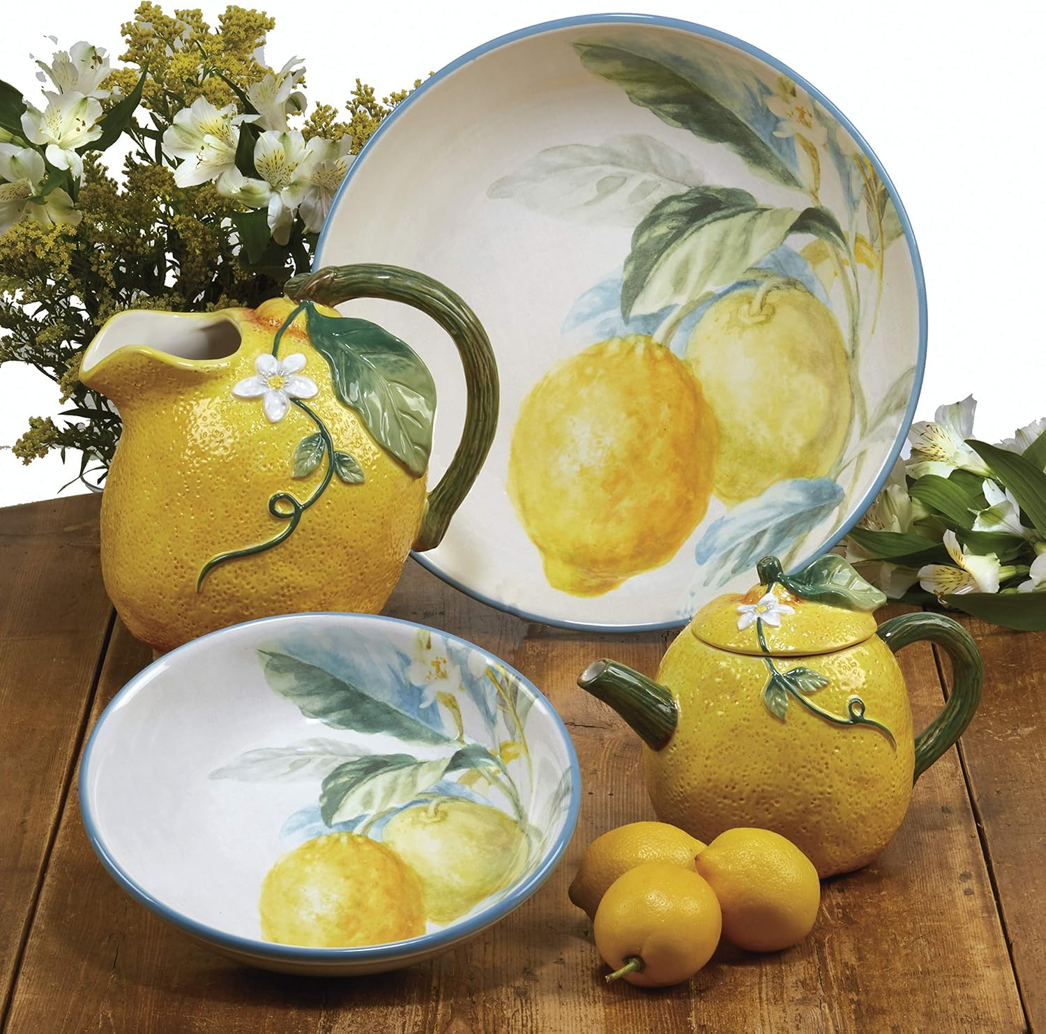 Certified International Certified International Citron 3-D Lemon Teapot