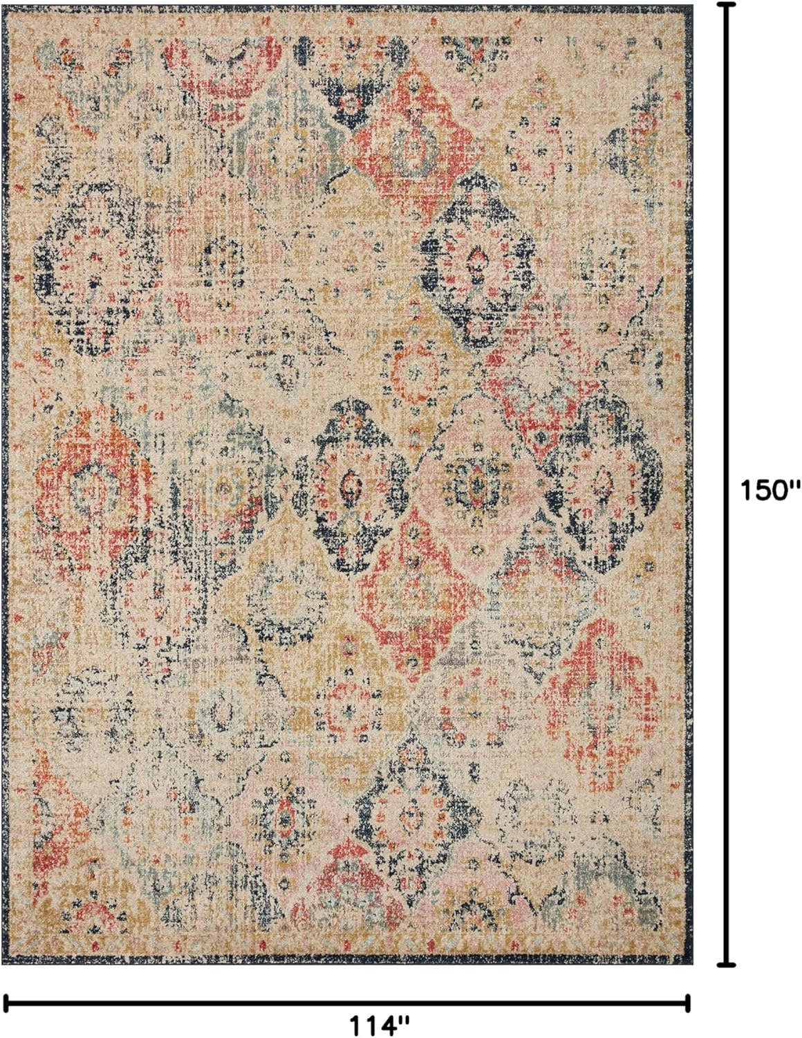 Loloi II Jocelyn Southwestern Khaki / Multi Area Rug