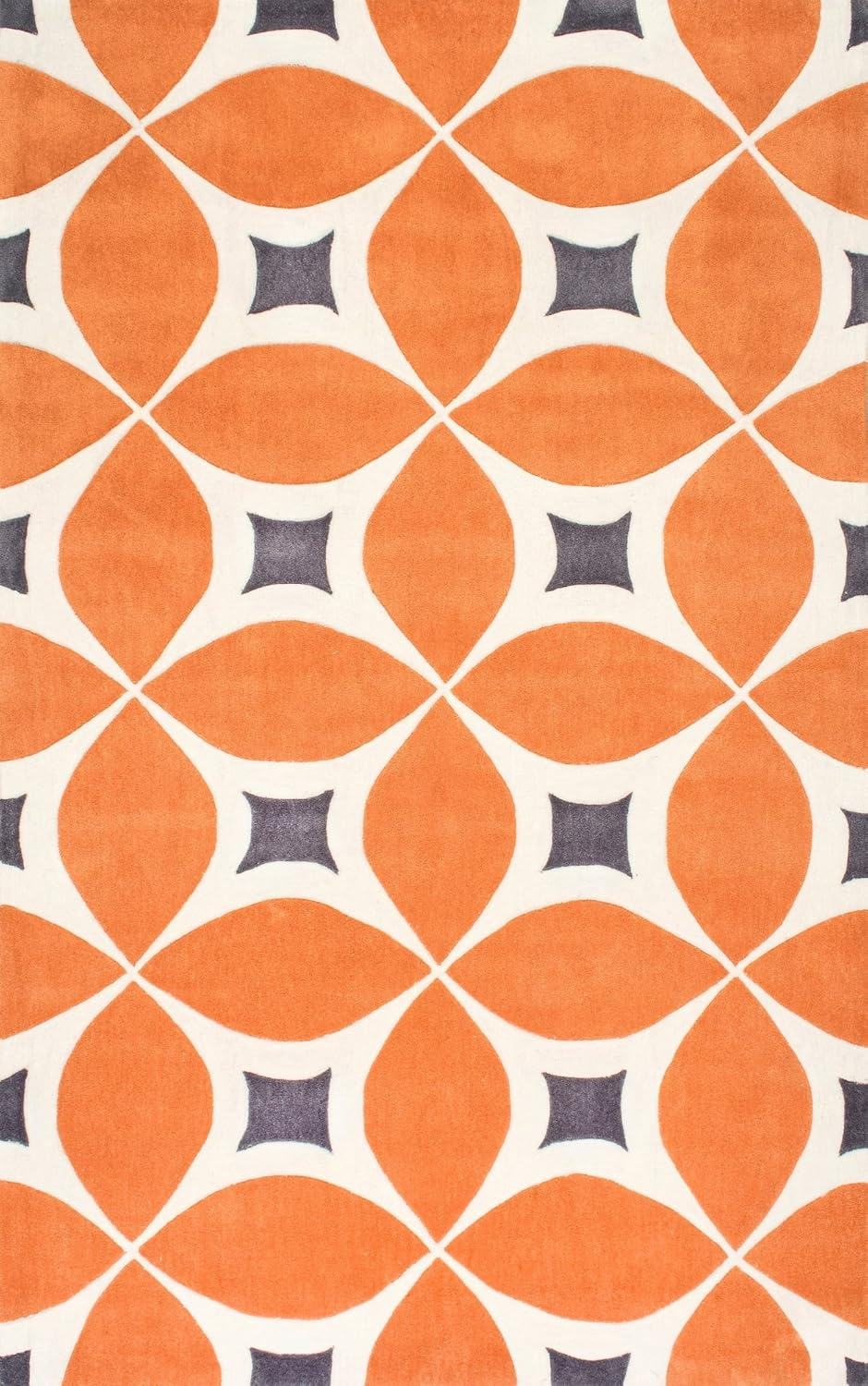 nuLOOM Gabriela Contemporary Accent Rug, 3' x 5', Deep Orange