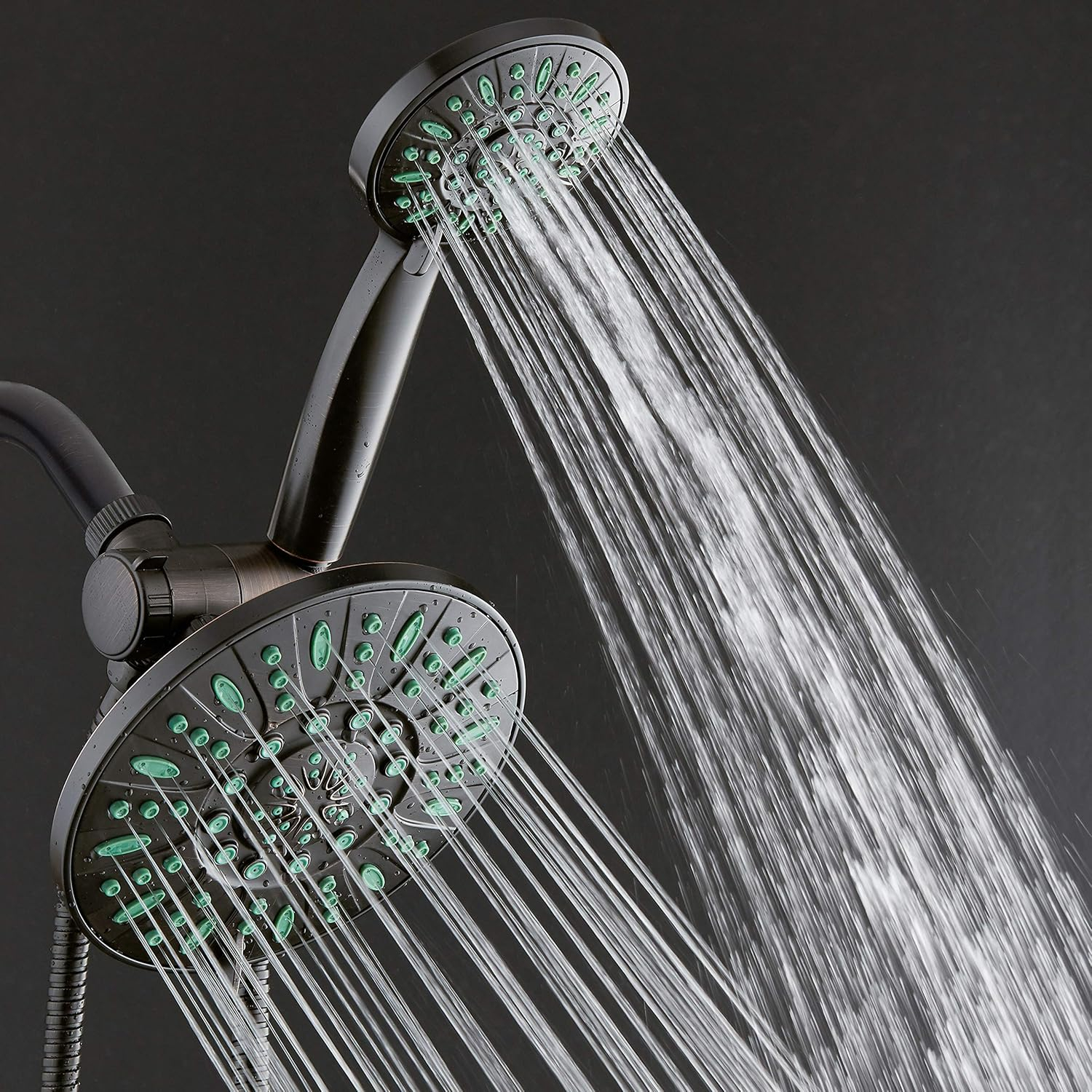 Oil-Rubbed Bronze Multi-Head Wall Mounted Shower Combo