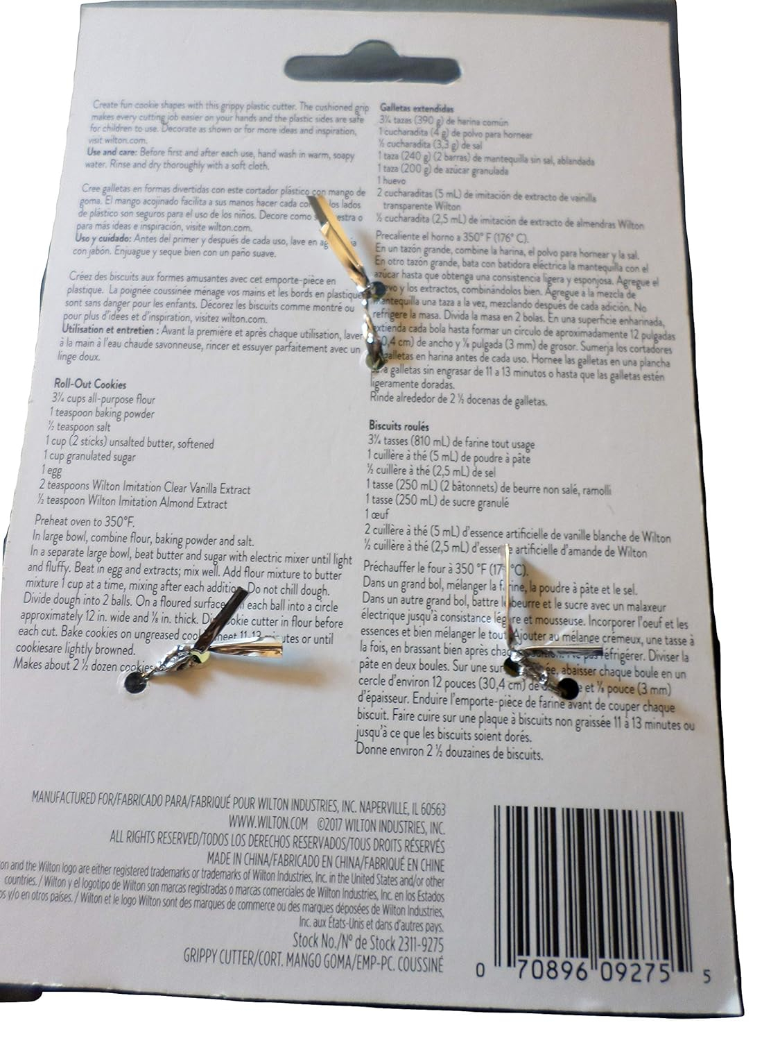 Purple Plastic Unicorn Comfort Grip Cookie Cutter