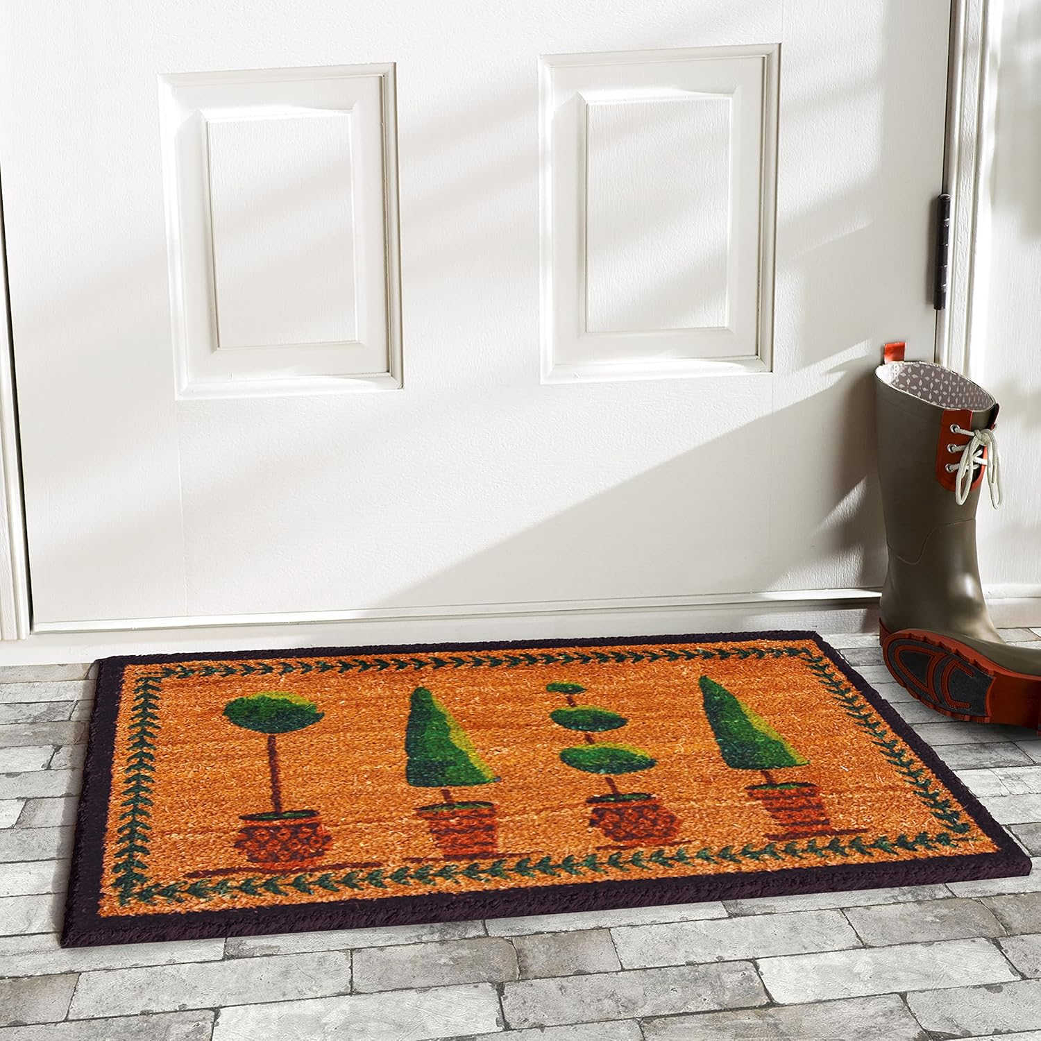 Calloway Mills Topiary Doormat, 24" x 36"