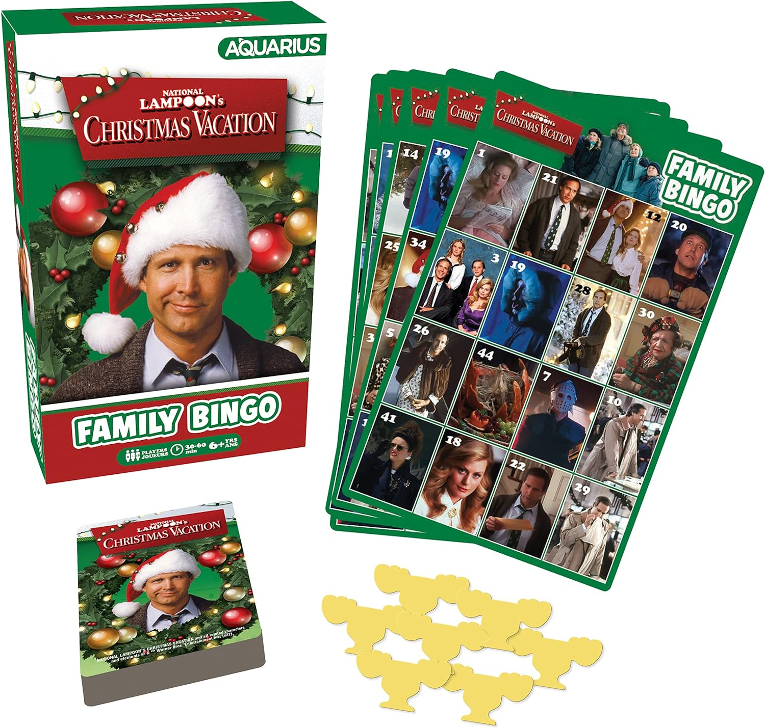 AQUARIUS - Christmas Vacation Family Bingo Game C43