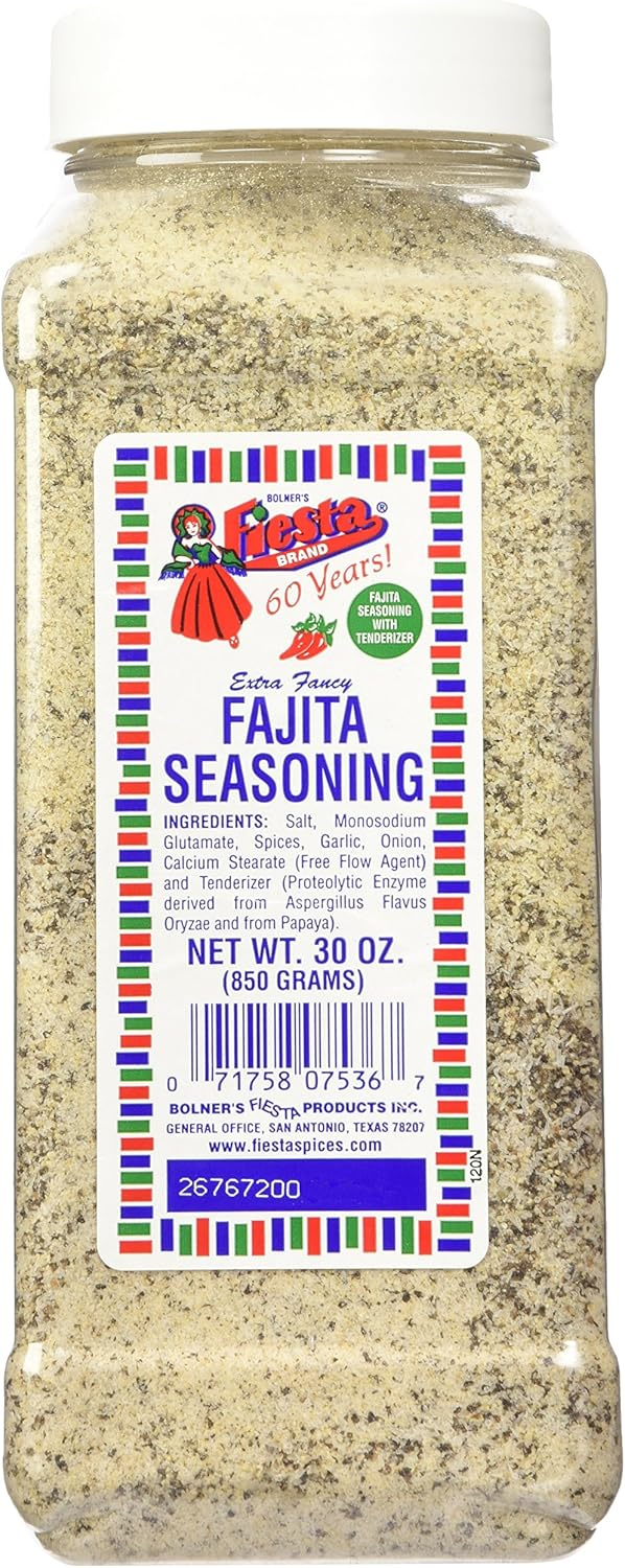Bolners Fiesta Brand Fajita Seasoning 30 Ounce