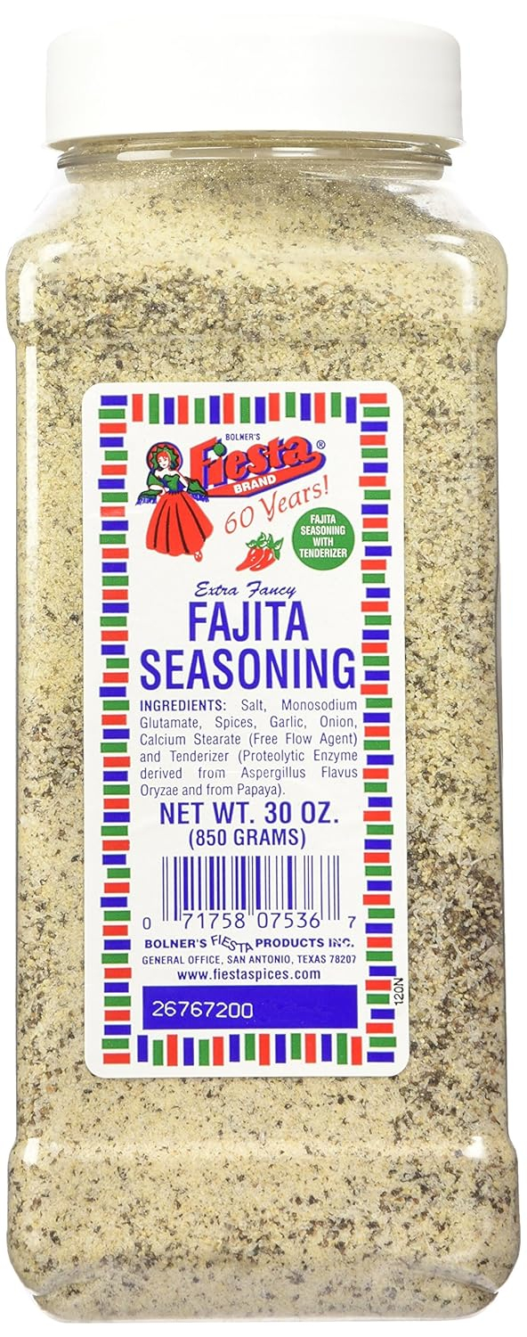 Bolners Fiesta Brand Fajita Seasoning 30 Ounce