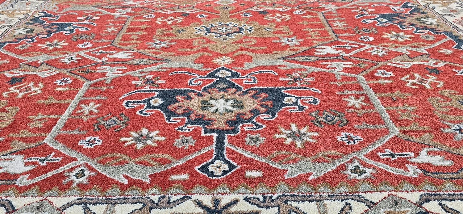 Channing Hand-Tufted Persian-Style Wool Rug