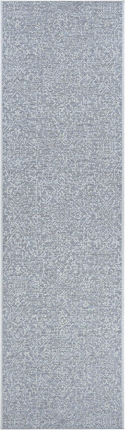 Couristan Monte Carlo Palmette Indoor/Outdoor Area Rug, 2'3" x 11'9" Runner, Grey-Ivory