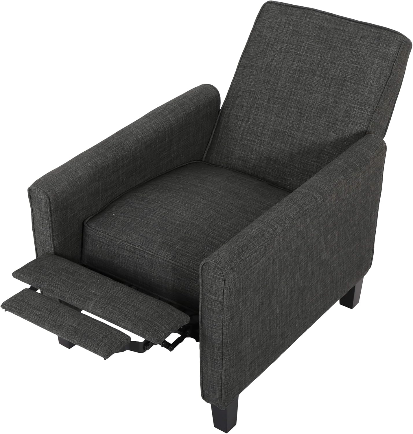Christopher Knight Home Emmie Fabric Recliner (Set of 2), Moss Gray, Dark Brown
