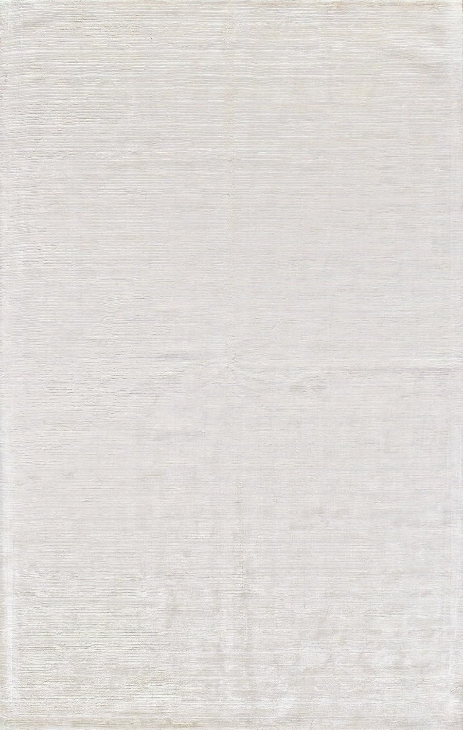 Bashian radiance collection WZ hand loomed 100% viscose area rug, 8.6' x 11.6', White