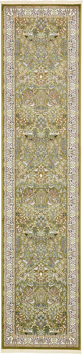 Narenj Bristol Green 3' 0 x 13' 0 Runner Rug