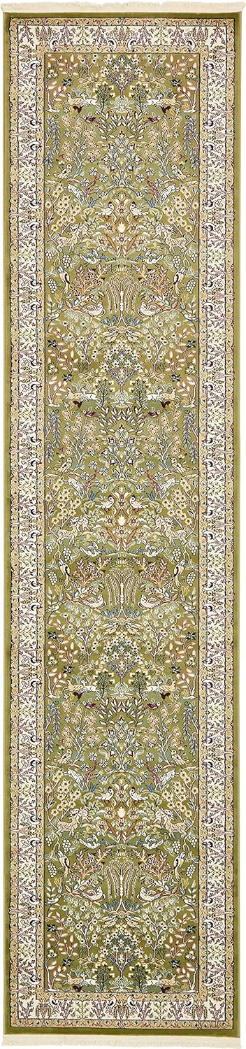 Narenj Bristol Green 3' 0 x 13' 0 Runner Rug