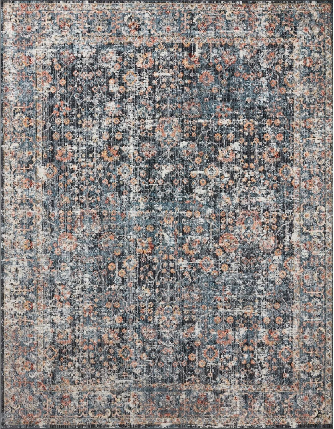 Loloi II Cassandra Collection CSN-05 Blue/Multi 3'-9" x 5'-9" Accent Rug