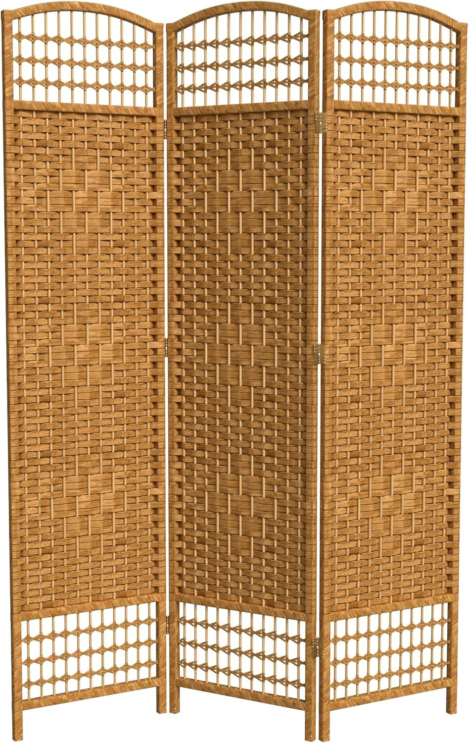 67" x 64" Weave 5 Panel Room Divider