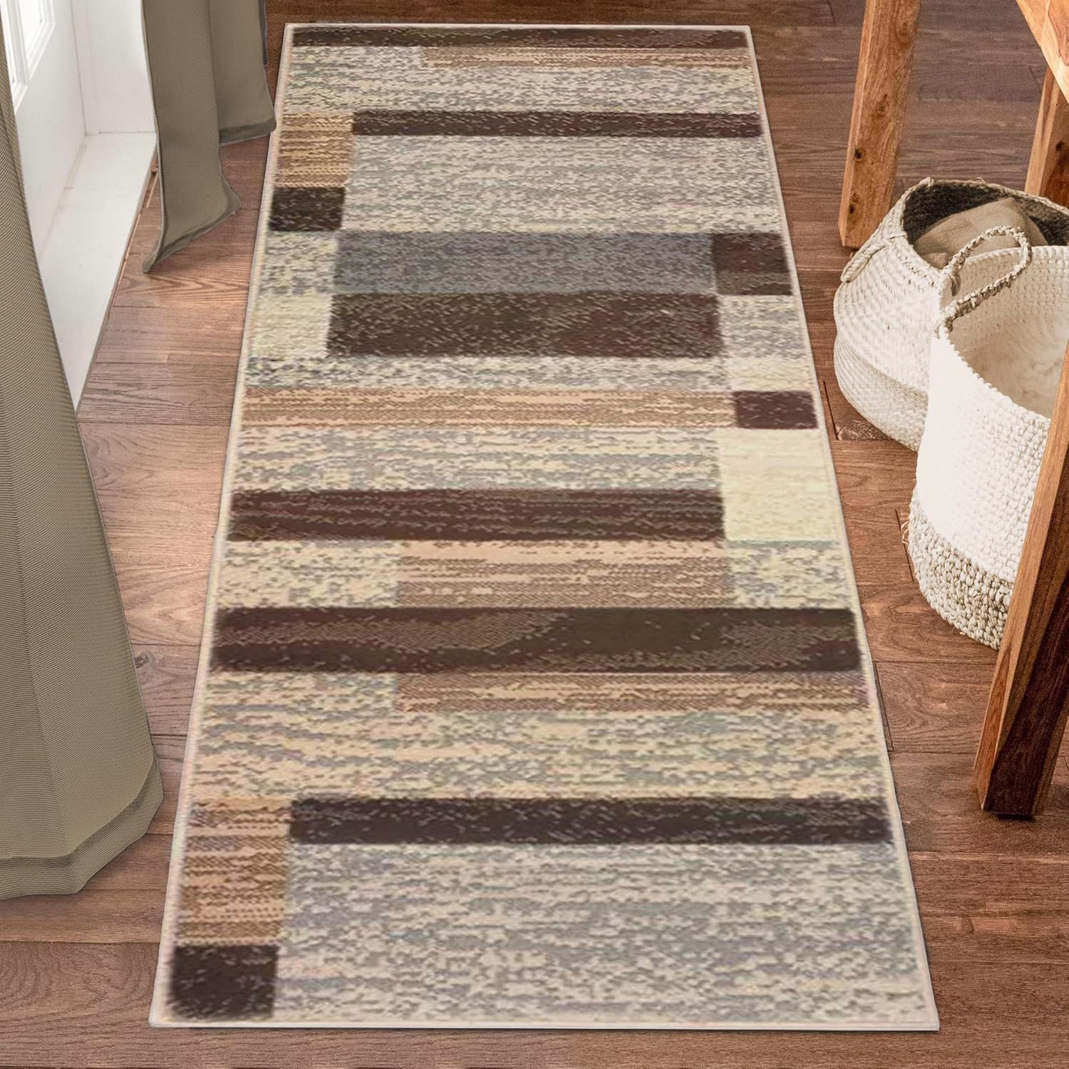 Superior Rockwood Geometric Indoor Area Rug, 8' x 8' Square, Slate