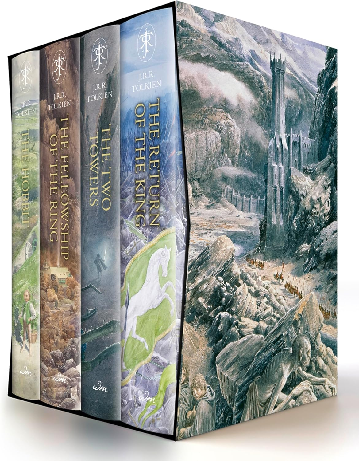The Hobbit & the Lord of the Rings Illustrated by Alan Lee Box Set - by  J R R Tolkien (Hardcover)
