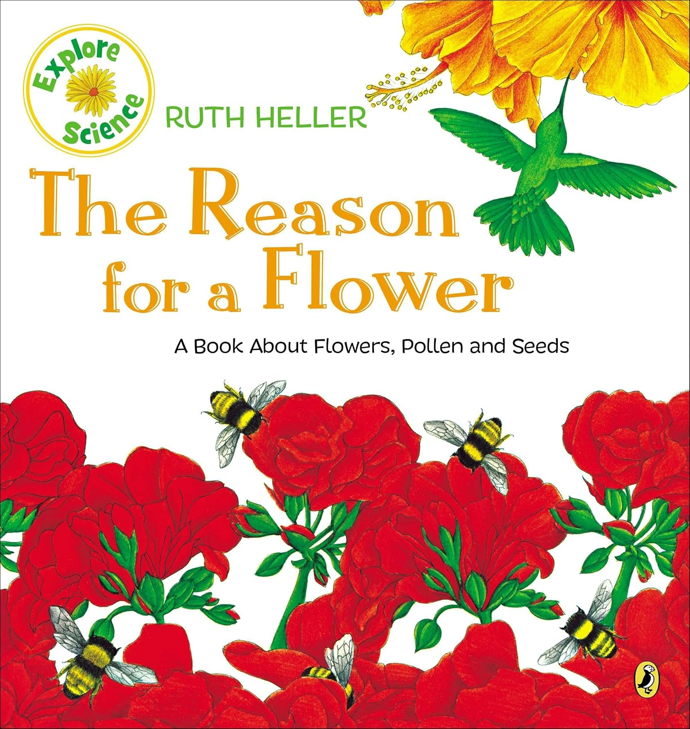 Colorful Paperback Kids' Science Book on Flowers and Seeds