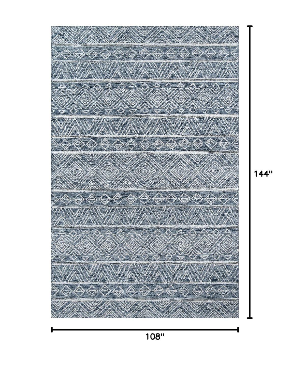 Momeni  Mallorca Hand Hooked Cotton Area Rug 9' X 12' 9' x 12' Indoor,Accent,Handmade Rectangle