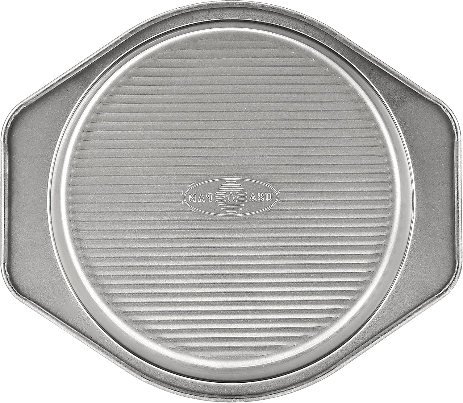 USA Pan 1070LC-3-ABC American Bakeware Classics 9-Inch Round Cake Pan, Aluminzed Steel, NULL