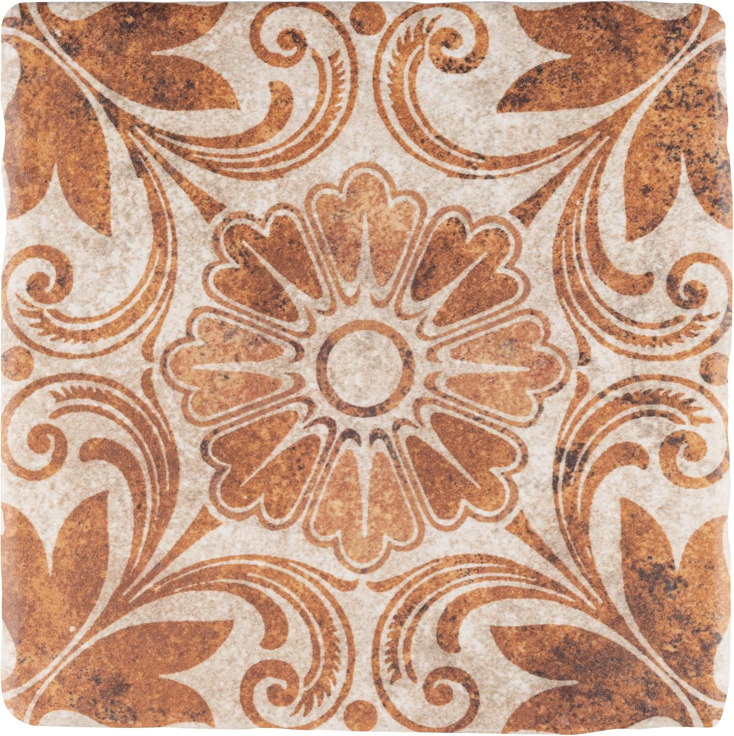 Costa Arena Decor Dahlia 7-3/4 in. x 7-3/4 in. Ceramic Floor and Wall Tile (10.75 sq. ft./Case)