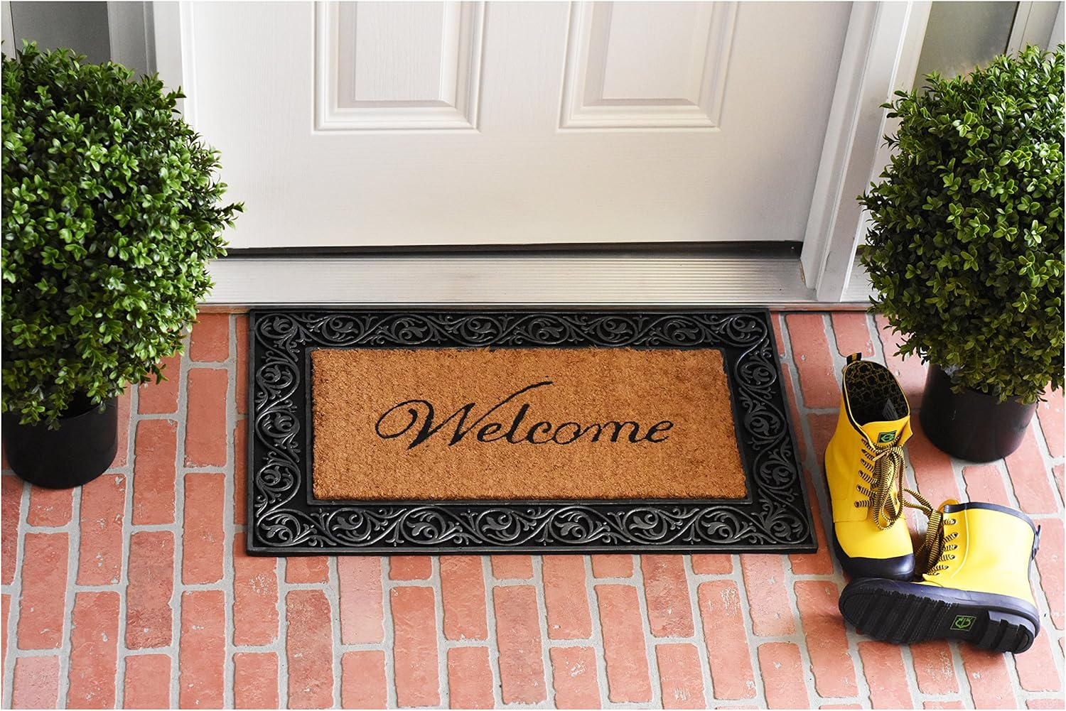 Calloway Mills 10002WELC Prestige Silver Welcome Doormat