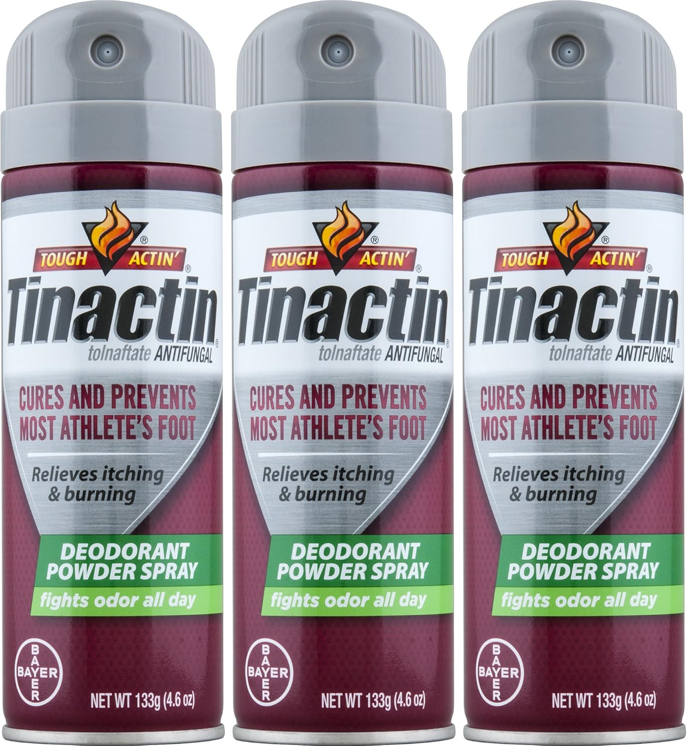 Tinactin Athlete's Foot Deodorant Powder Spray Pack