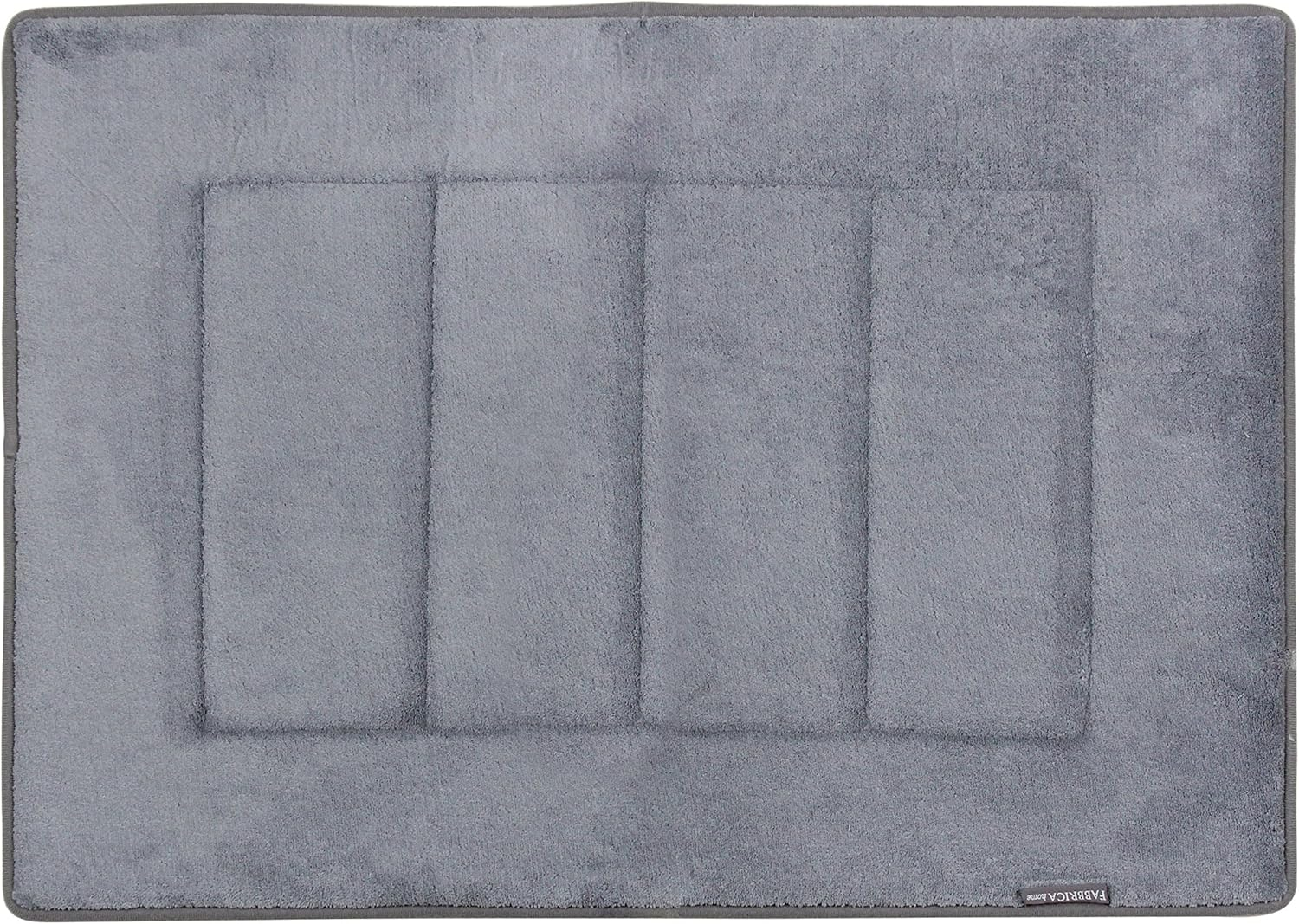 Ultra-Soft High Density Memory Foam Bath Mat (1, Slate Gray)