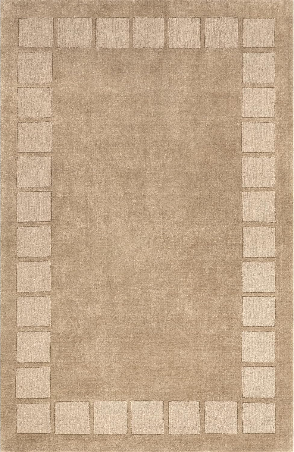 Rugs USA Petra High-Low Wool-Blend Area Rug, 2x8, Fawn