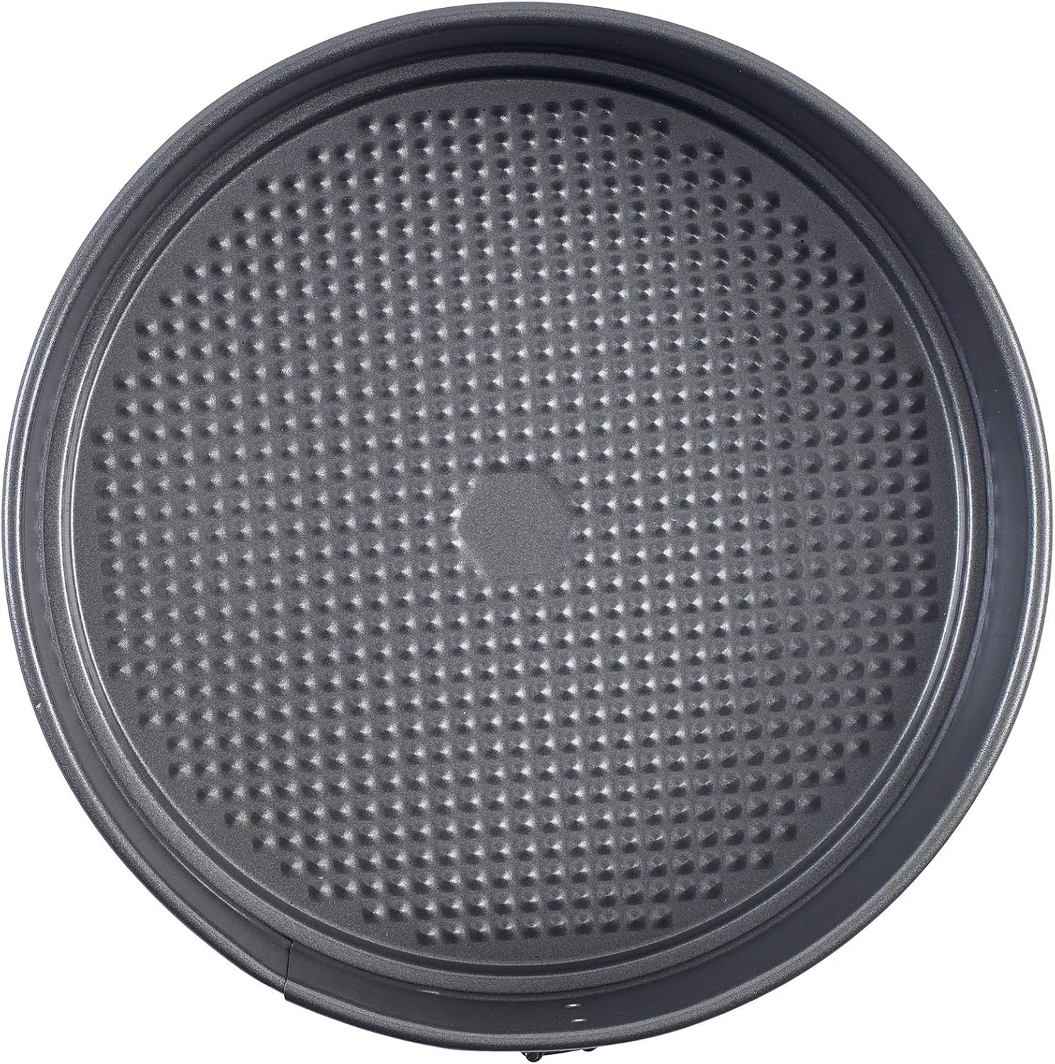 GoodCook 9" Round Steel Premium Nonstick Springform Pan, Gray
