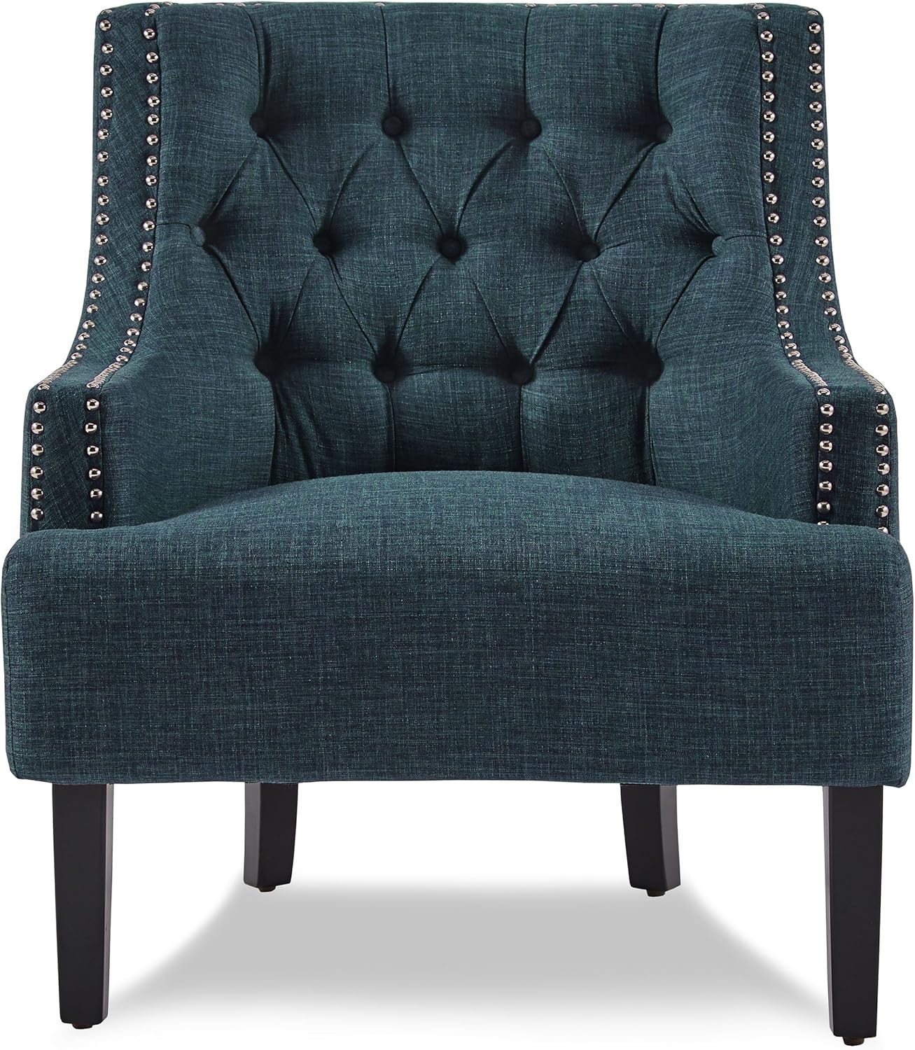 Lexicon Charisma Upholstered Accent Chair in Indigo