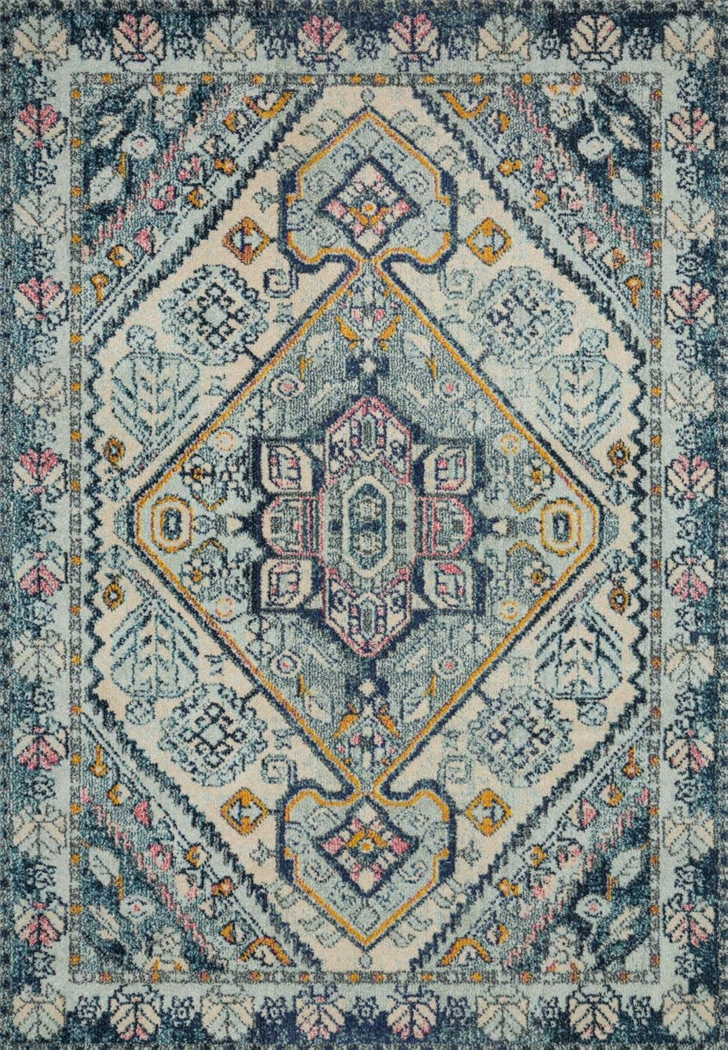 Loloi II Nadia Abstract Blue / Midnight Area Rug
