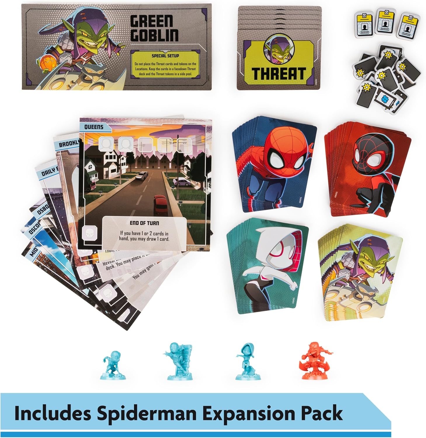 Marvel United, Board Game Bundle Spiderman Dr. Strange, Ages 8 and up