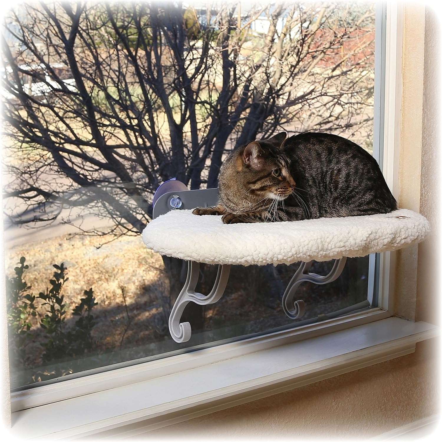 K&H Pet Products Universal Mount Kitty Sill Original Fleece 14 X 24 Inches