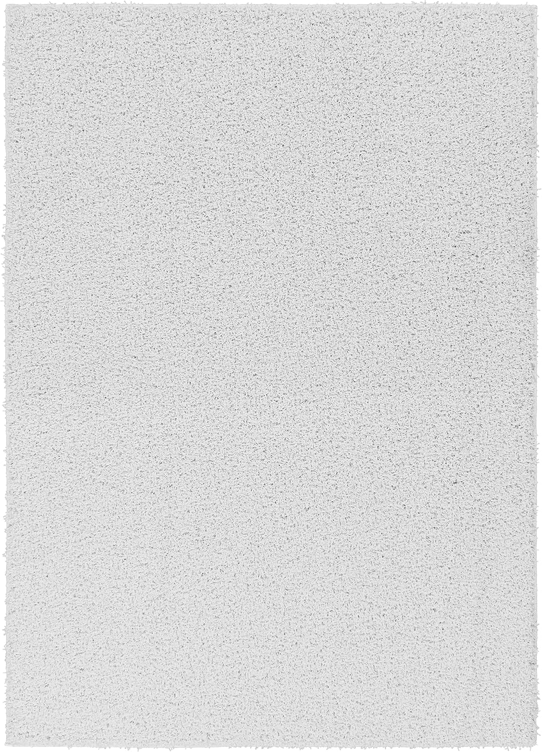 Garland Rug Southpointe Shag Polypropylene White Indoor Area Rug, 5' x 7'
