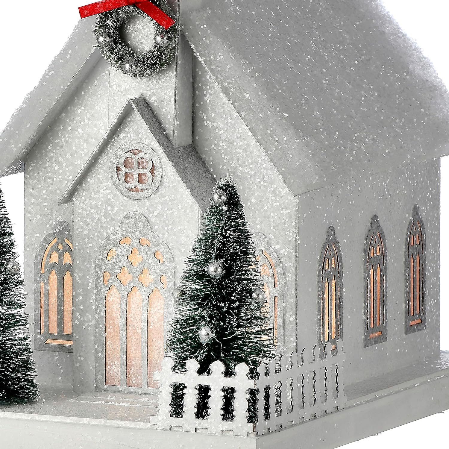 Regency International 11.5" Led/Battery Cardboard Timer Country Church