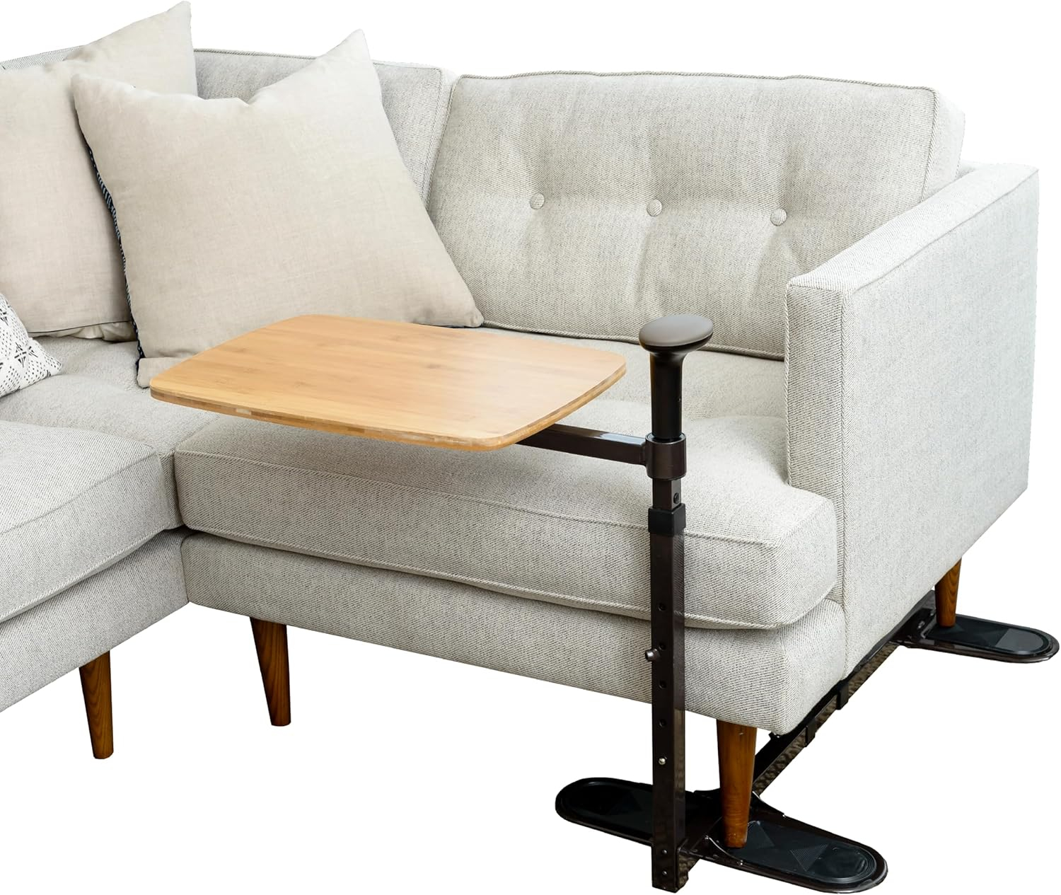 Stander Omni Tray, Adjustable Swivel TV Table with Stand Assist Handle