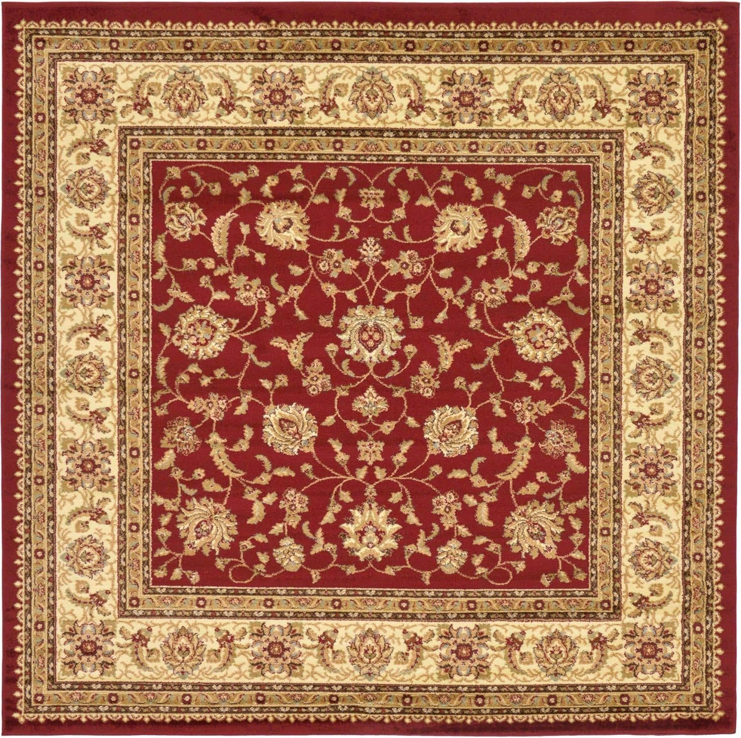 Voyage St. Louis Red 8' 0 x 8' 0 Square Rug