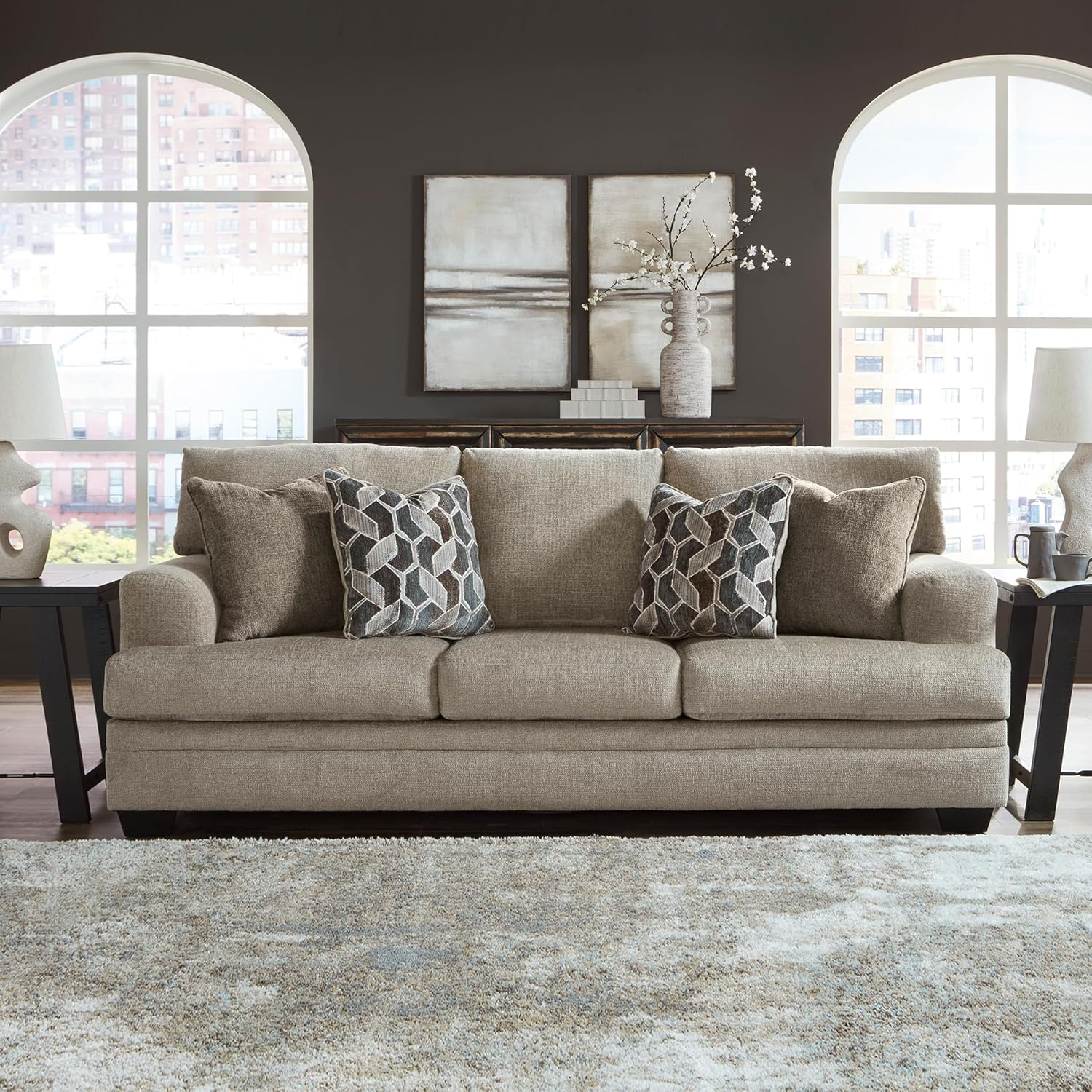Signature Design by Ashley Stonemeade Taupe Sofa