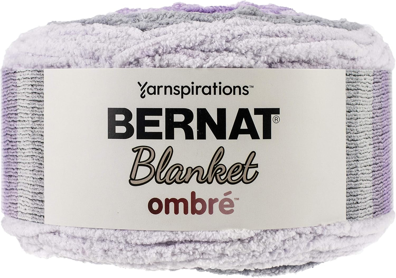 Spinrite 161036-36009 Bernat Blanket Ombre Yarn, Purple