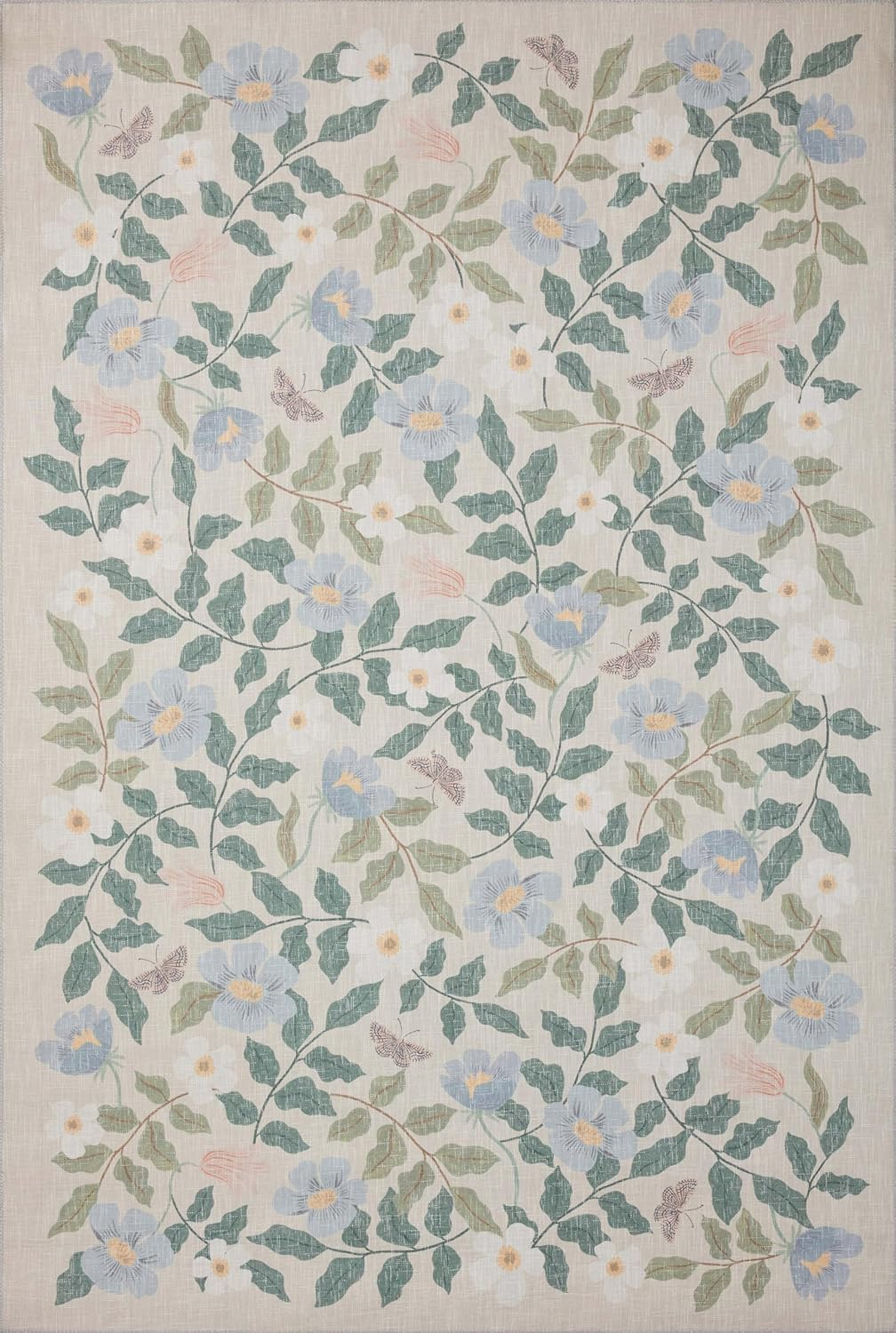Rifle Paper Co. x Loloi Cotswolds COT-02 Primrose Sand Rug