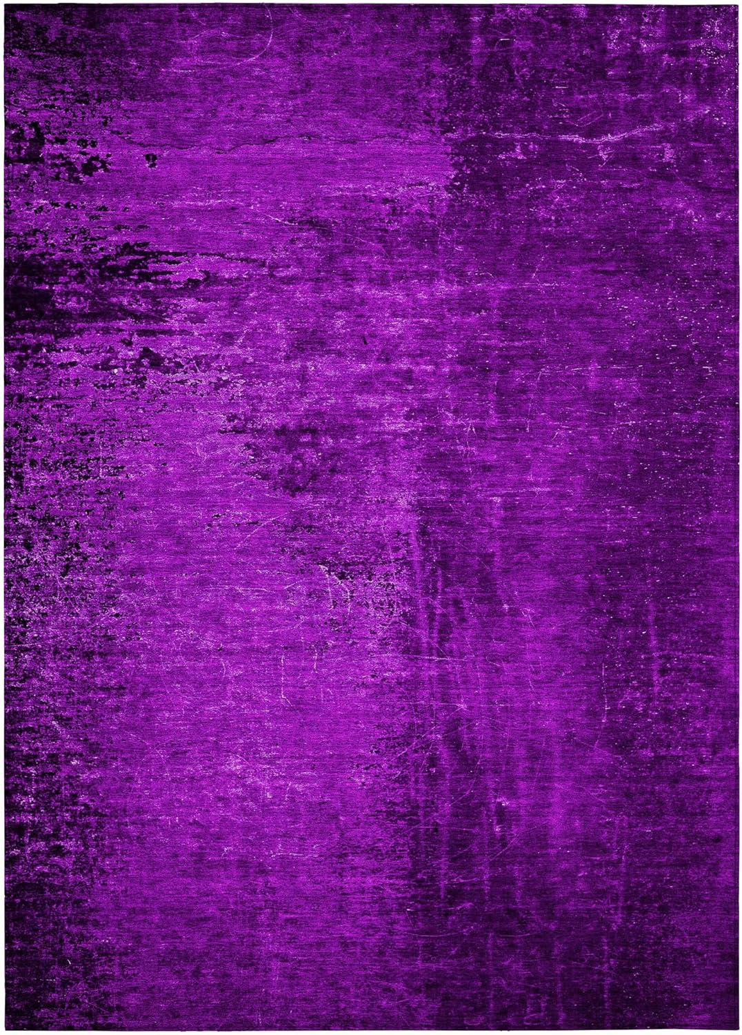 Addison Rugs Chantille Indoor/Outdoor Transitional Organic Purple Washable Rectangle Rug, 5' x 7'6"