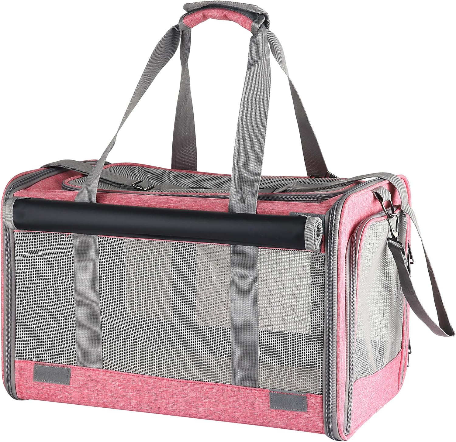 Dog Soft-Sided Carriers Cat Soft-Sided Carriers Dog Carriers Cat Travel Carrier Dog Travel Bag Reptile Carrier Squirrel Carrier Guinea Pig carrierLarge Pink