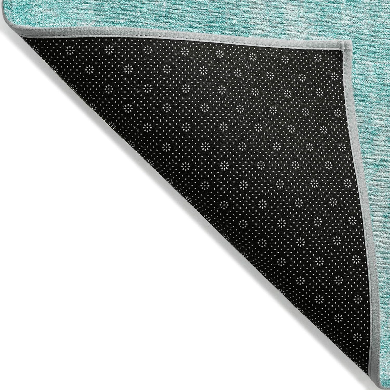 Addison Rugs Chantille ACN656 Teal 1'8" x 2'6" Indoor Outdoor Area Rug, Easy Clean, Machine Washable, Non Shedding, Bedroom, Entry, Living Room, Dining Room, Kitchen, Patio Rug