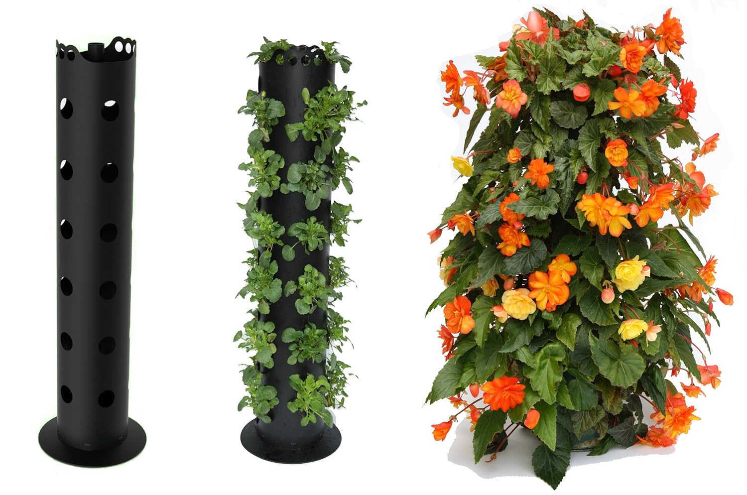 Flower Tower Freestanding Planter, 3-Feet
