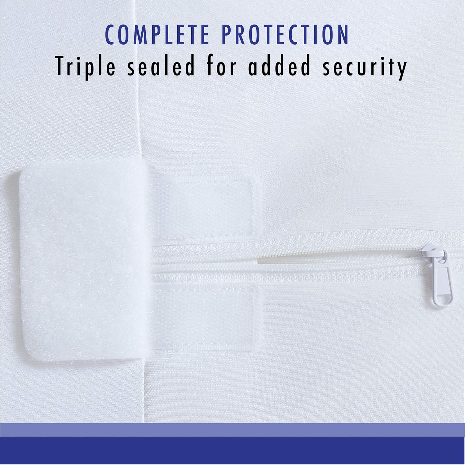 All-in-One Bed Bug Blocker Water Resistant Zippered Mattress Protector, Twin