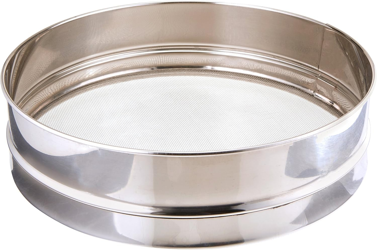 Winco Sieve, Stainless Steel Rim and Mesh, 10" dia
