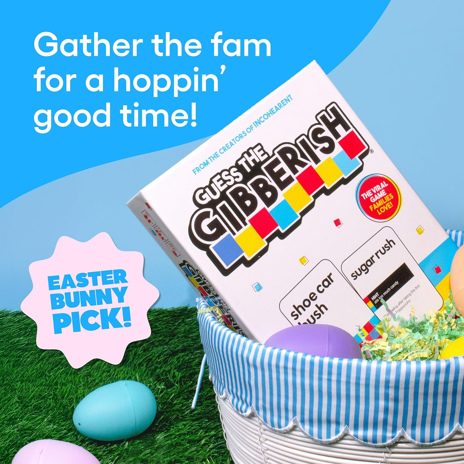 Guess The Gibberish Family Game, from The Creators of Incohereant for Ages 12+ by What Do You Meme?
