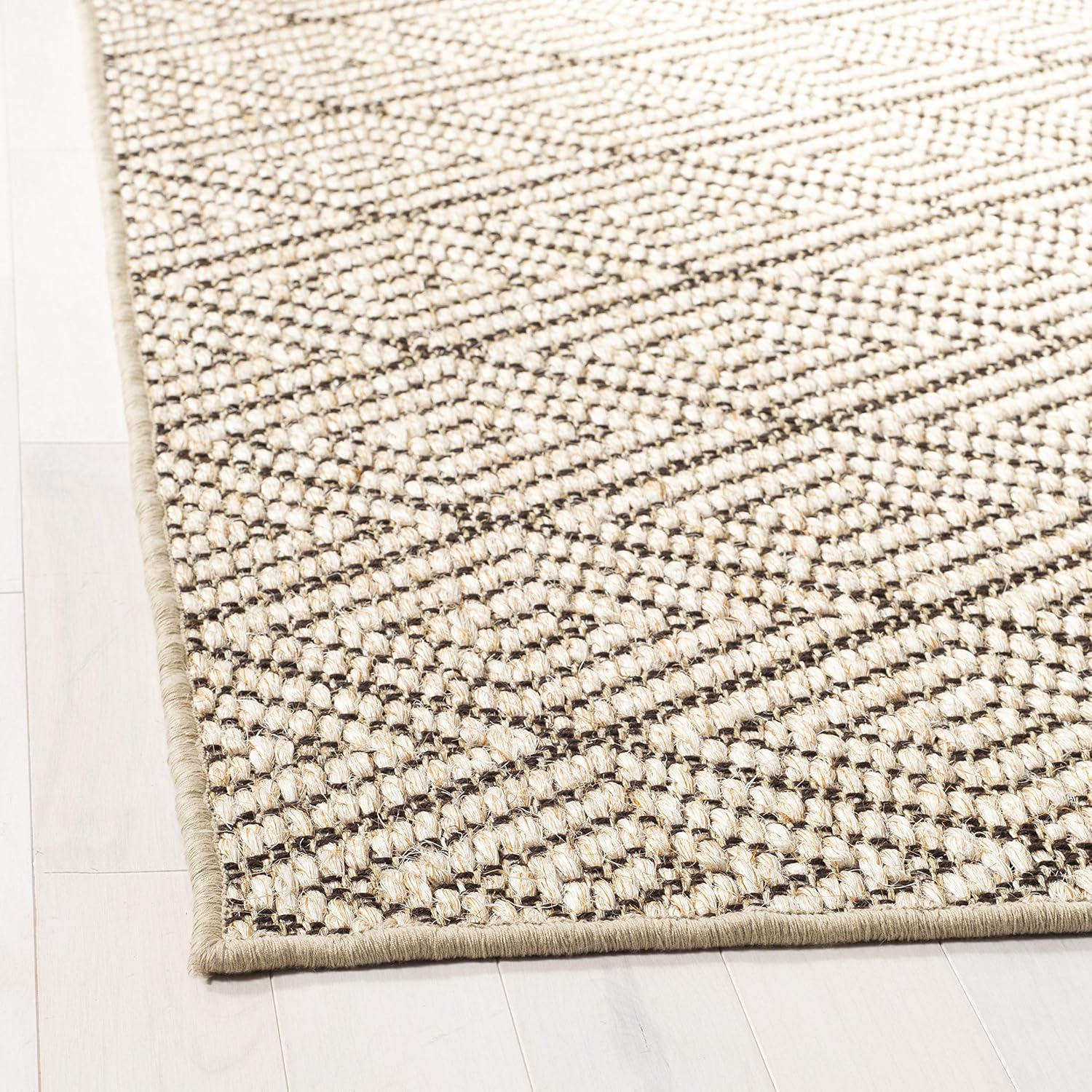 SAFAVIEH Palm Beach Collection PAB360B Beige/Brown Rug