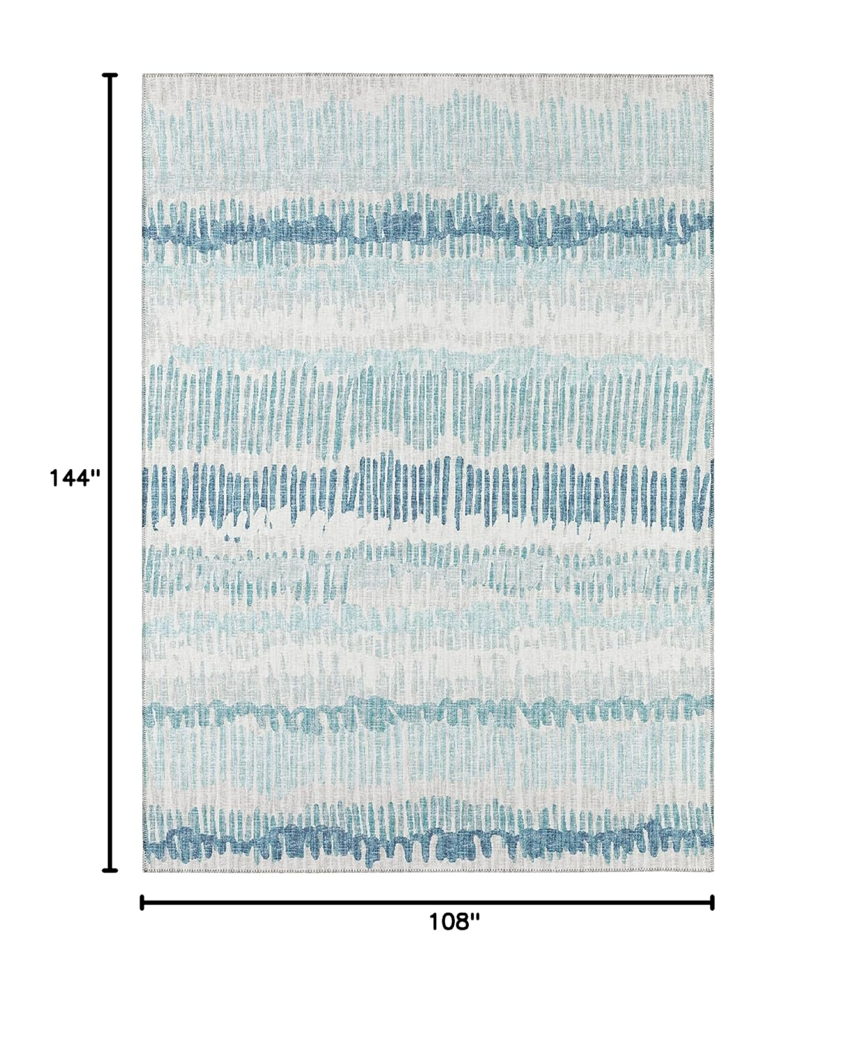 Addison Rugs Indoor/Outdoor Rylee Sketches Washable Rug New. Blue - 9' x 12'
