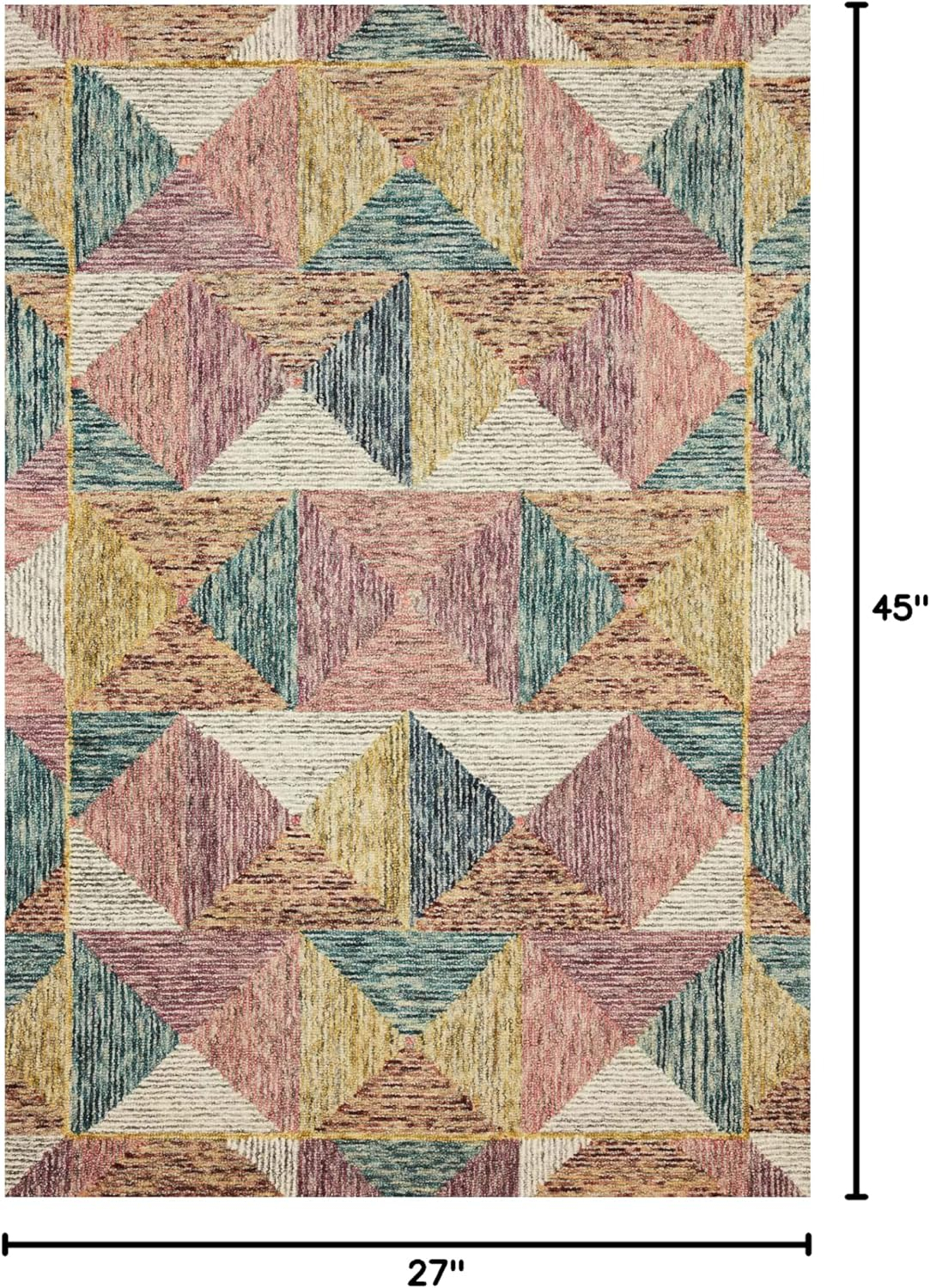 Loloi II Spectrum Geometric Silver / Fiesta Area Rug