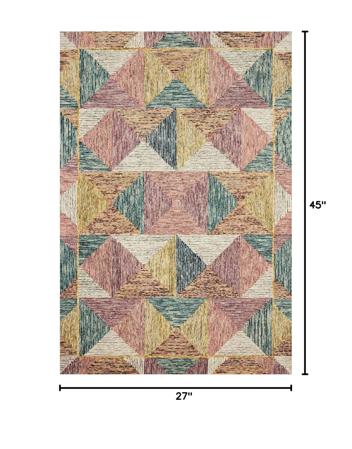 Loloi II Spectrum Geometric Silver / Fiesta Area Rug